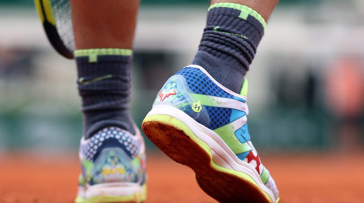 Las zapatillas con las que Rafa Nadal ganó la final de Las zapatillas con las que Rafa Nadal ganó la final de